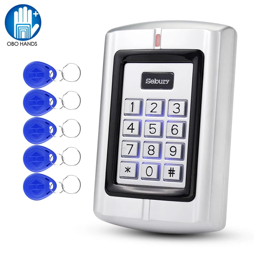 OBO seery – clavier de contrôle d'accès en métal, 125KHz, carte RFID autonome, contrôleur d'accès, l