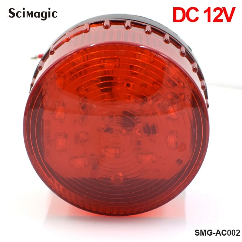 DC 12 V 24 V LED porte clignotant lumière lampe d'alarme pour battante ouvre-porte coulissant/barriè