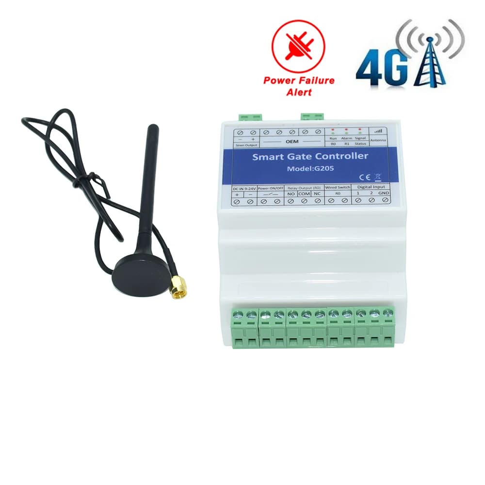 Contrôleur d'ouverture de porte à distance GSM 4G, interrupteur de relais marche/arrêt pour ouvre-po