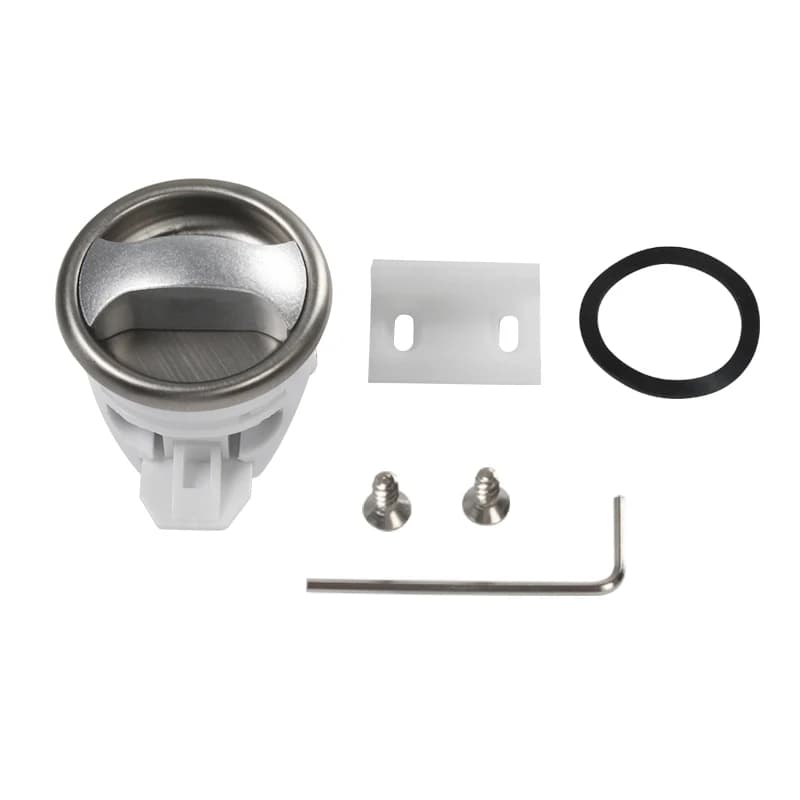 TYCRUCTWIS-Serrure de Porte Ronde en Alliage de Zinc, Accessoire de Haute Qualité, 17 Pouces, pour T