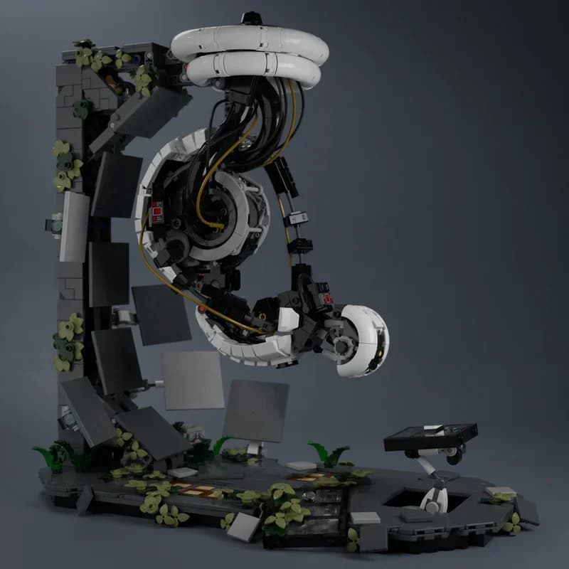 Nouvel ensemble de construction de 1867 pièces, série de jeux célèbres Portal, modèle Glados Moc Str