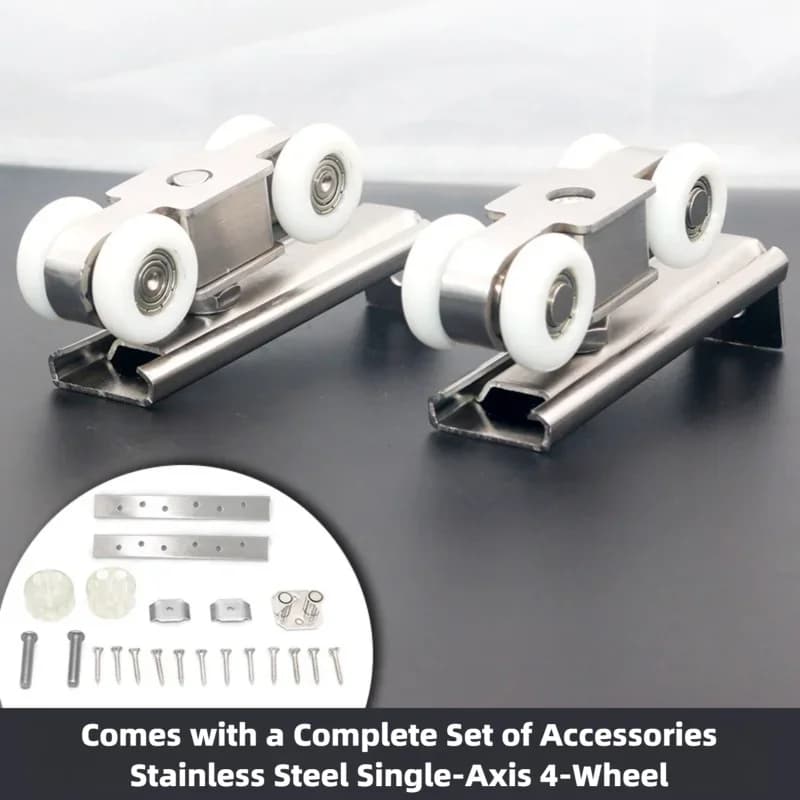 2 pièces/paire de roulettes pour porte coulissante, quincaillerie pour portes coulissantes, poulie à