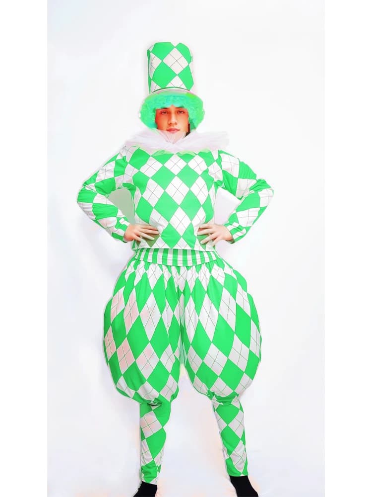 Costume de Clown d'halloween pour adultes, Costume de carnaval, déguisement de parc d'attractions, C