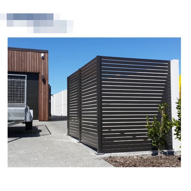 Clôture de jardin personnalisée en aluminium de haute qualité, découpe laser, panneau de clôture mét