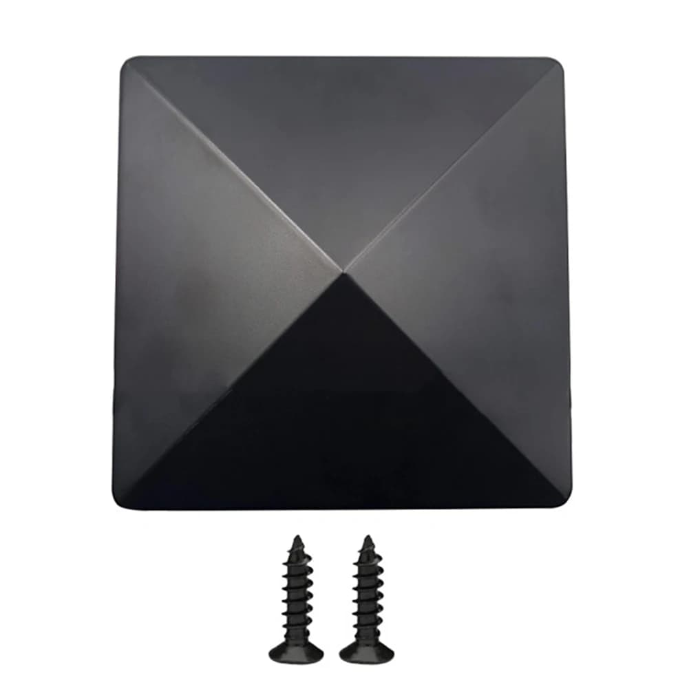 Bouchon de Protection de poteau de clôture en plastique dur de 4 pouces, 1/4 pièces, pour clôture ex