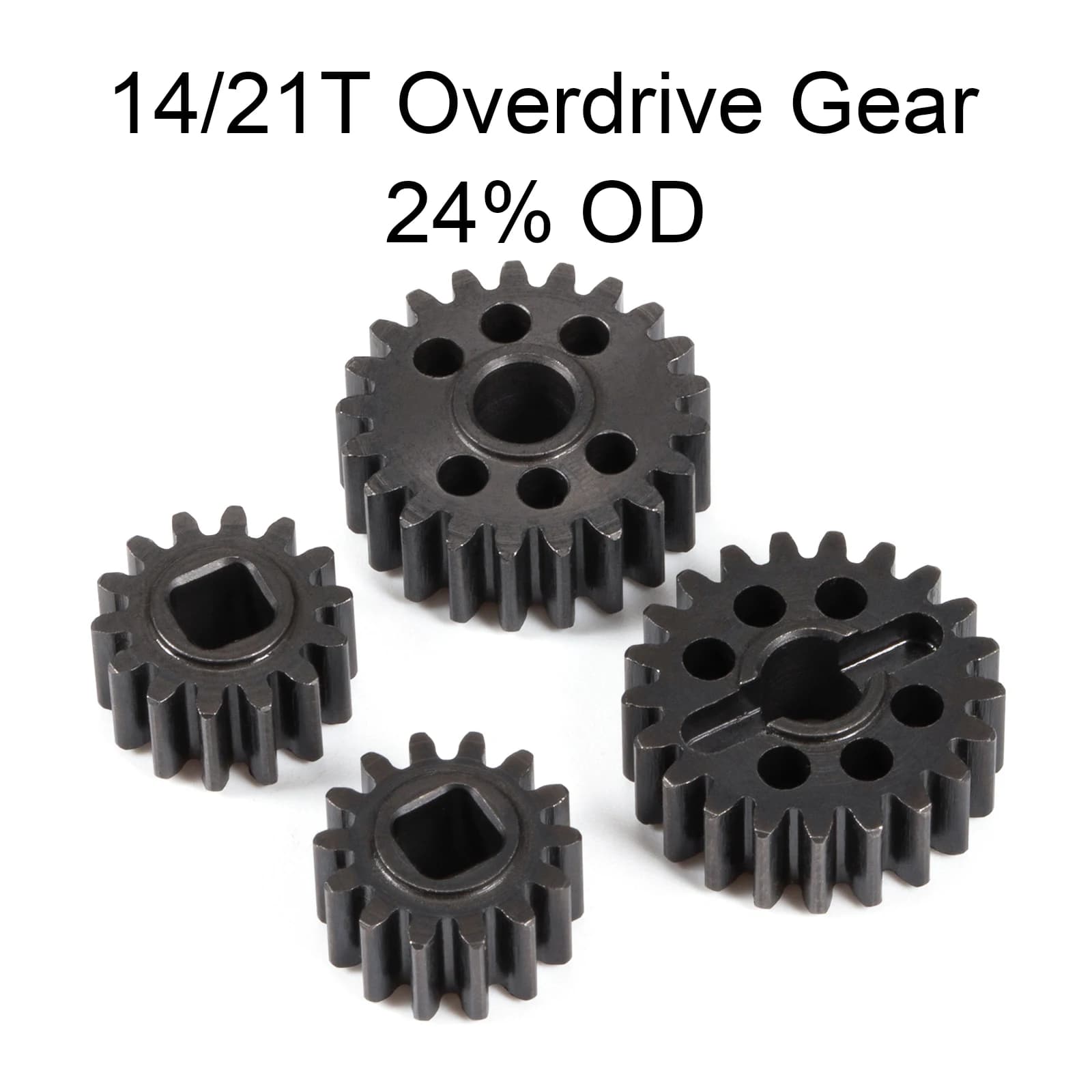 Jeu d'engrenages de surdrive de portail en acier trempé 15/20T 14/21T 12/23T pour axe de portail Axi