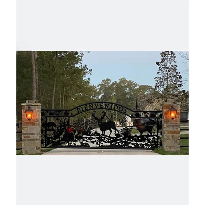 Porte de ferme Ranch Gate personnalisée-Foshan faite à la main