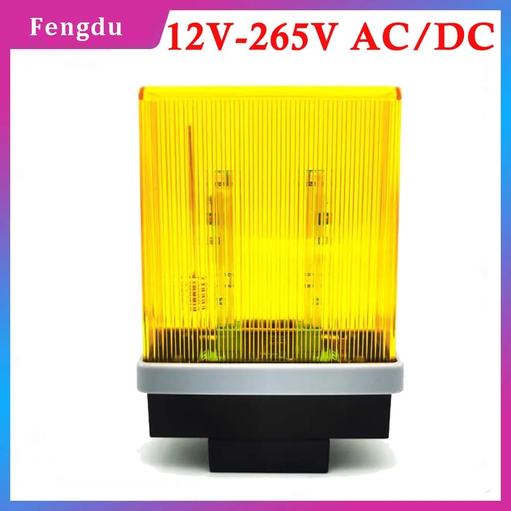 Lumière clignotante de Protection de sécurité pour alarme de lumière de porte 12V-265V AC/DC