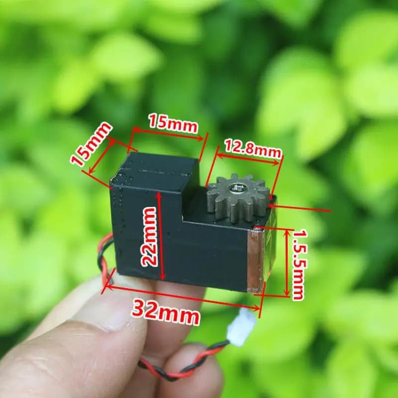 Moteur Micro N10 DC 3V-6V 4.5V 80 tr/min à vitesse lente avec engrenage 11T, 1/5 pièces