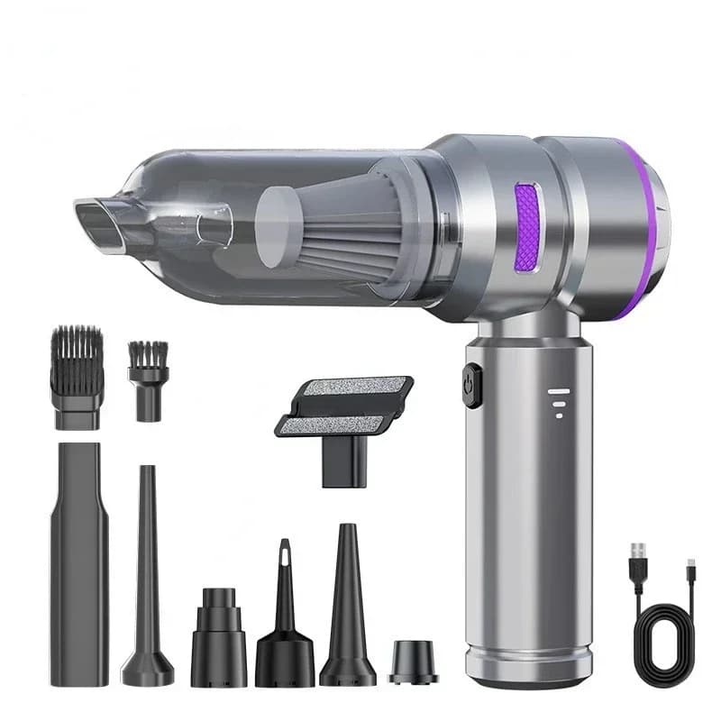 Aspirateur de voiture haute puissance Portable sans fil moteur sans brosse Machine de nettoyage plum