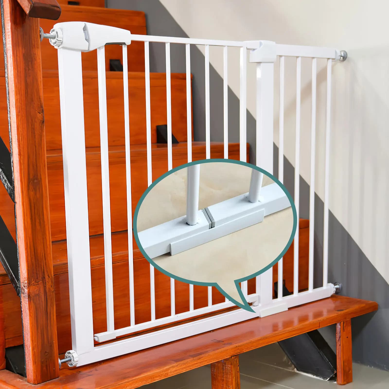 Kit de renforcement de rainures pour barrière de sécurité bébé en PVC robuste, 6 pièces, accessoire