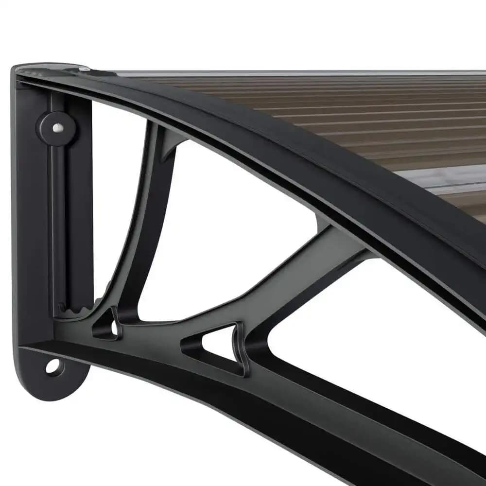 Auvent de protection anti-UV en polycarbonate, abri robuste en aluminium pour voiture, protection co