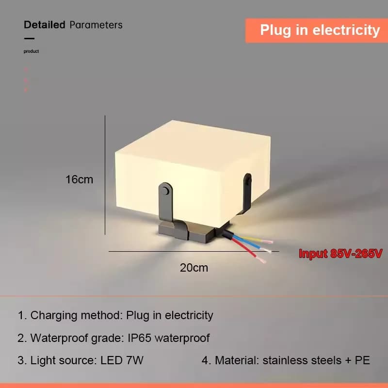 Pilier solaire lumières décor à la maison Villa mur LED lampe extérieure étanche moderne porte jardi