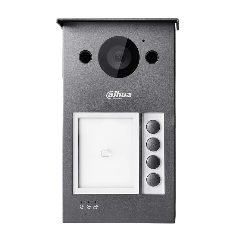 Dahua Original 2MP IP & WiFi Station de porte de Villa entièrement en métal 4 boutons interphone vid