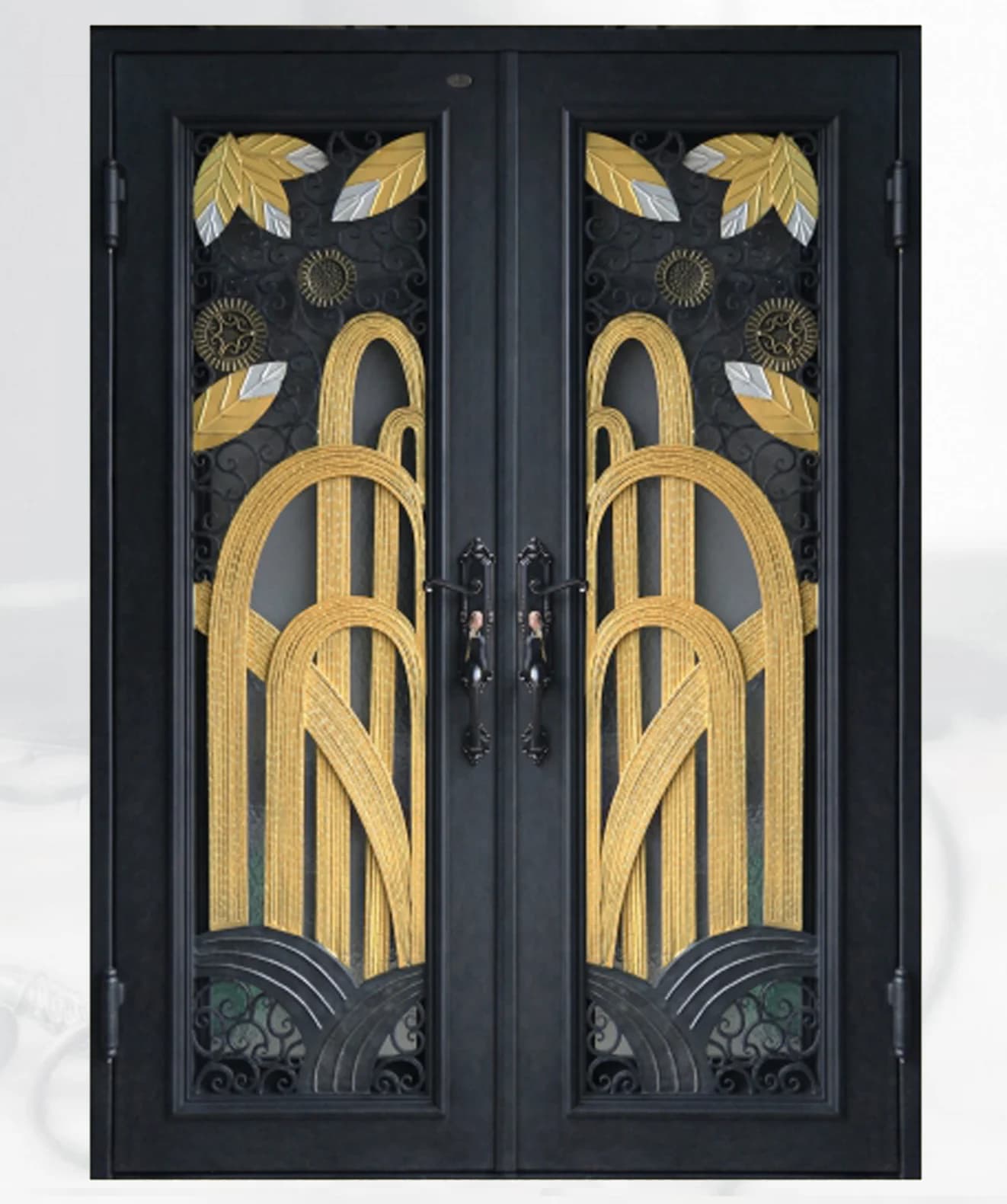 Porte pare-balles d'entrée principale standard européen, porte d'entrée de sécurité en acier, maison