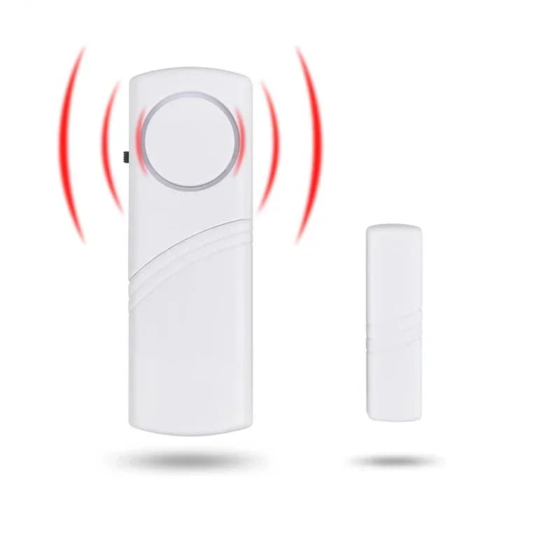 Alarme anti-cambriolage sans fil pour porte et fenêtre, capteur magnétique, ouvre-porte domestique,