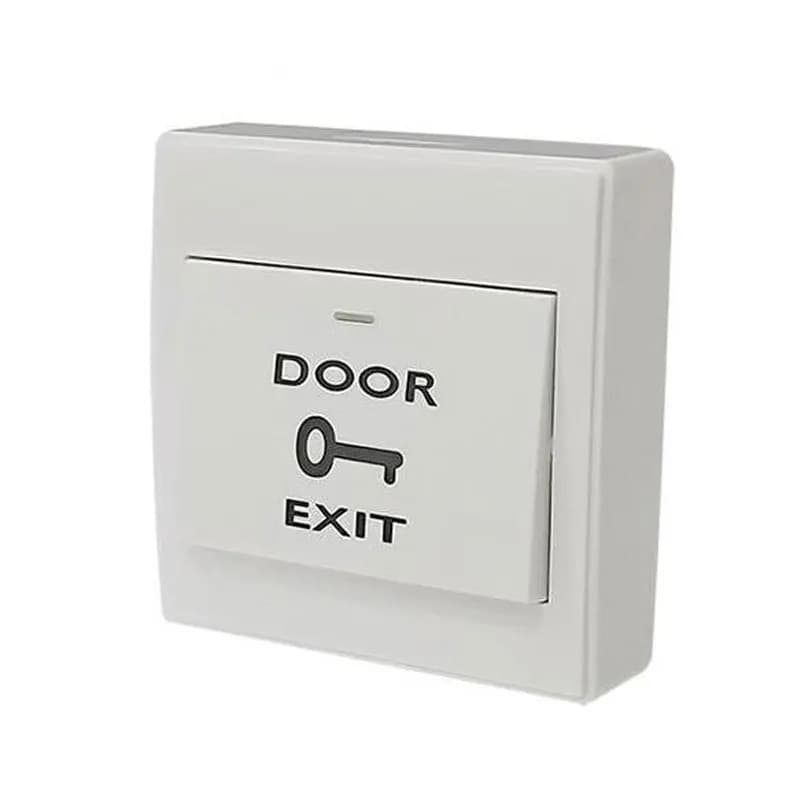 Bouton de sortie avec boîtier inférieur pour interrupteur d'accès de porte, adapté à tous les types