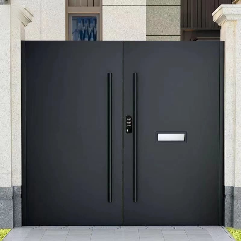 Porte d'allée décorative en aluminium pour jardin, belle porte battante, clôture en aluminium et por