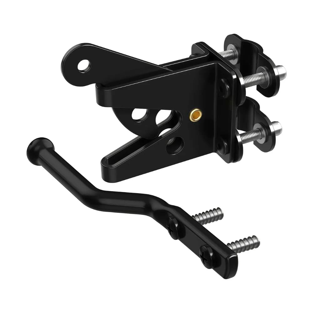 Loquet de portail automatique avec boulon pour clôture de pâturage, jardin, ferme – Acier au carbone