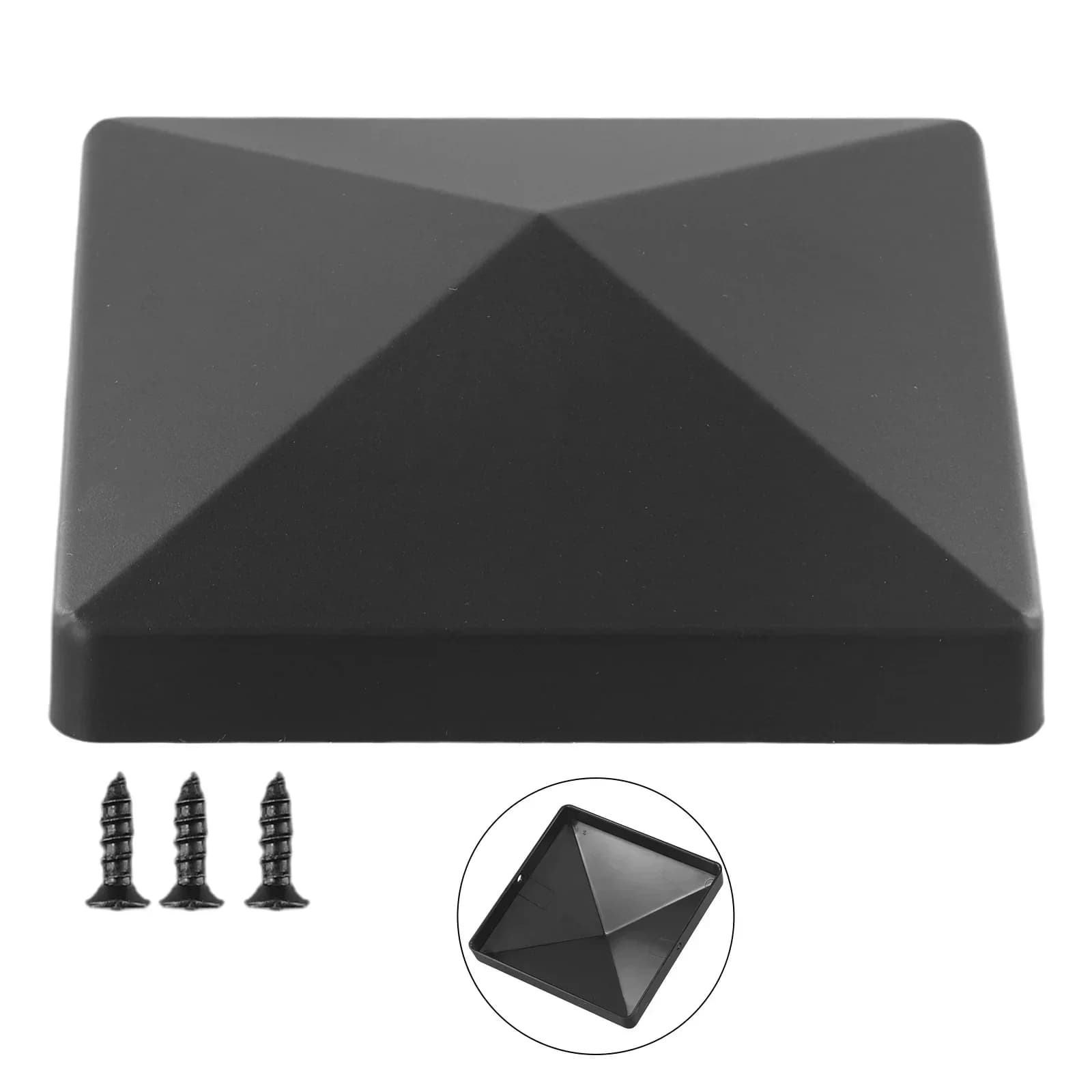 Capuchon de poteau de clôture en plastique Durable de 4x4 pouces, pour clôture extérieure en bois, I