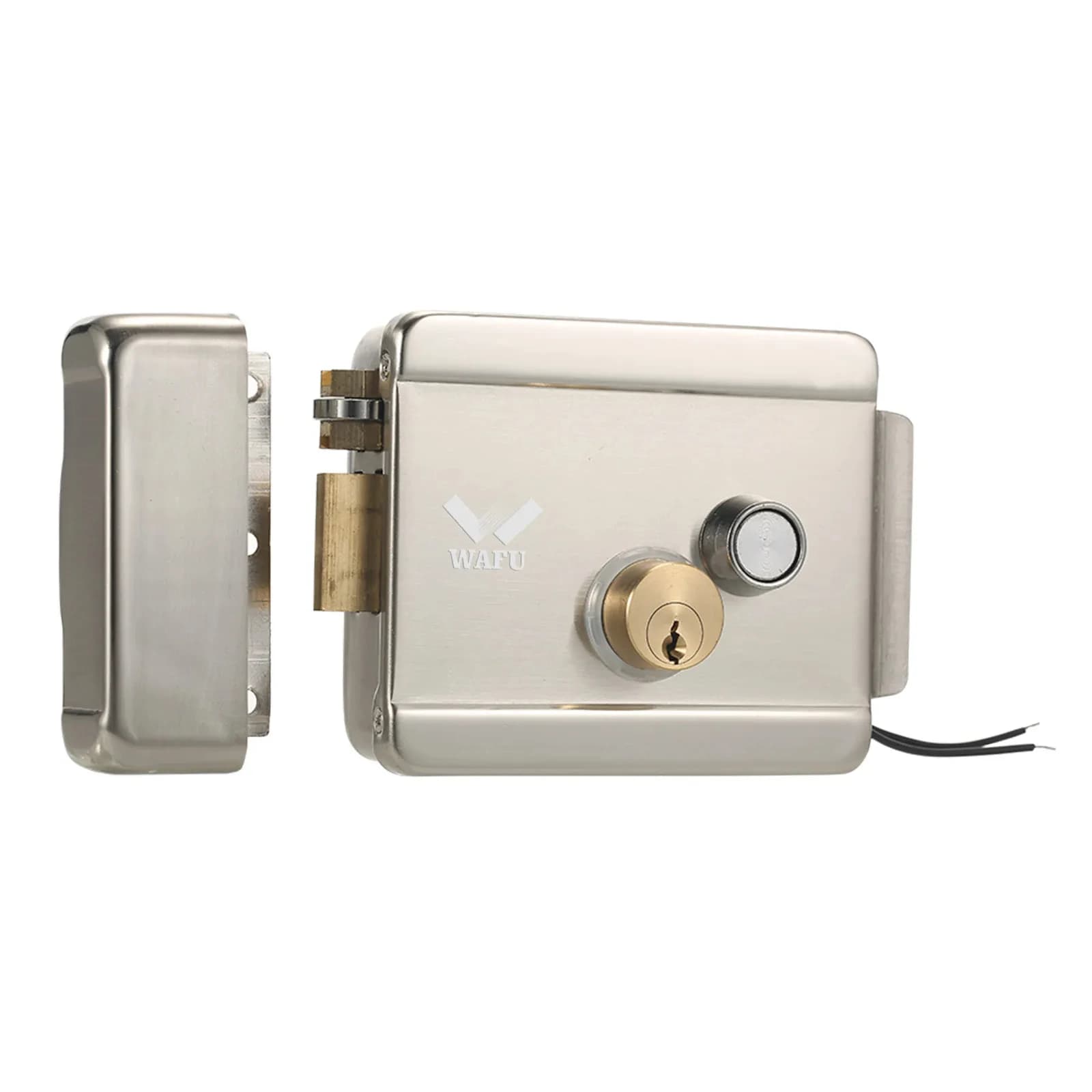 WAFU-Serrure de porte électrique intelligente, serrure métallique sécurisée, serrure électronique, c