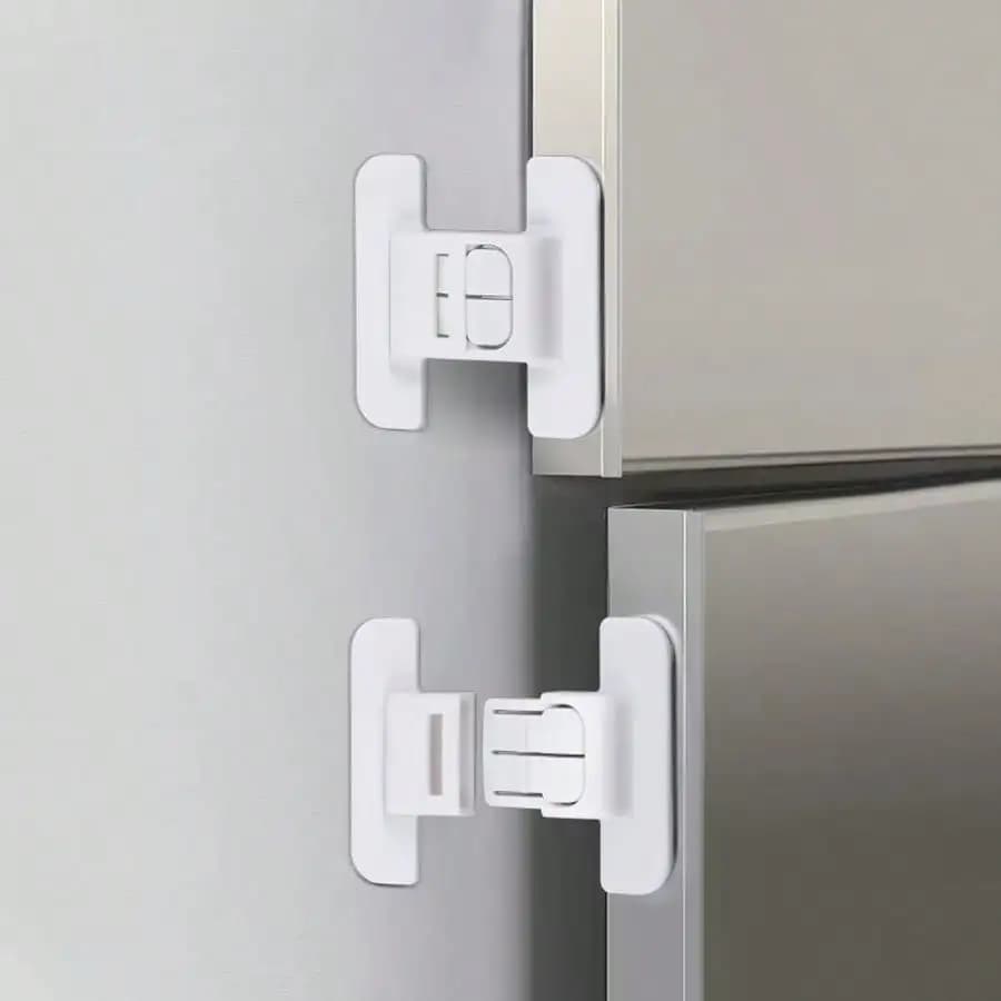 2 mécanismes de verrouillage anti-pincement multi-usages. Conception à double verrouillage. Serrure