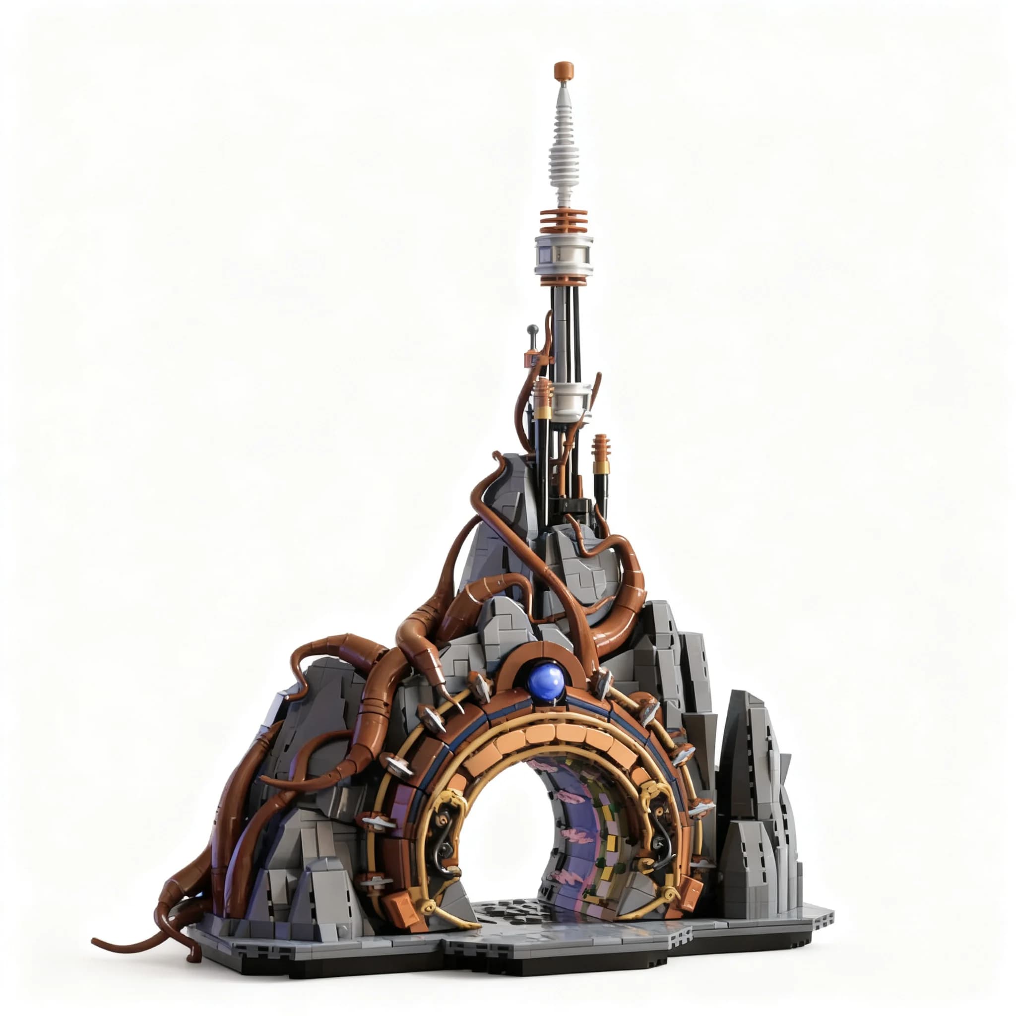 1962 pièces MOC Dark Universe Portal To Darkmoor Universal Icons Modèles de jouets Blocs de construc