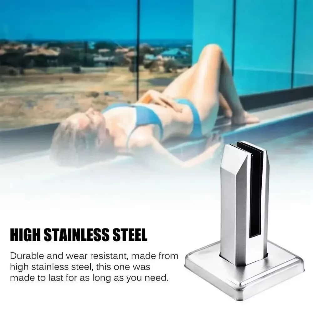 Pince multifonctionnelle en acier inoxydable pour clôture, sans perçage, accessoires de balustrade,