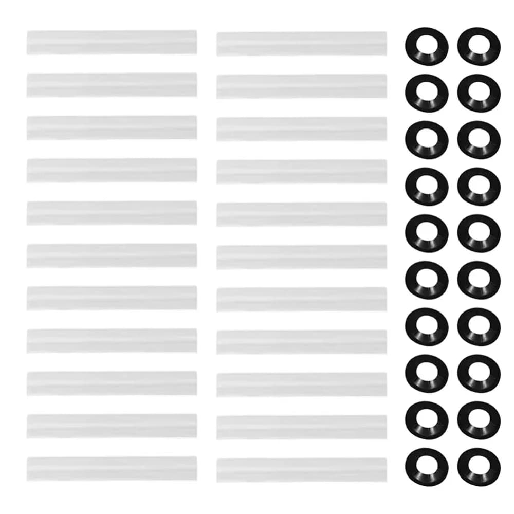 Rouleaux de porte de Garage silencieux, 20 pièces, manchons de charnière de porte de Garage robustes
