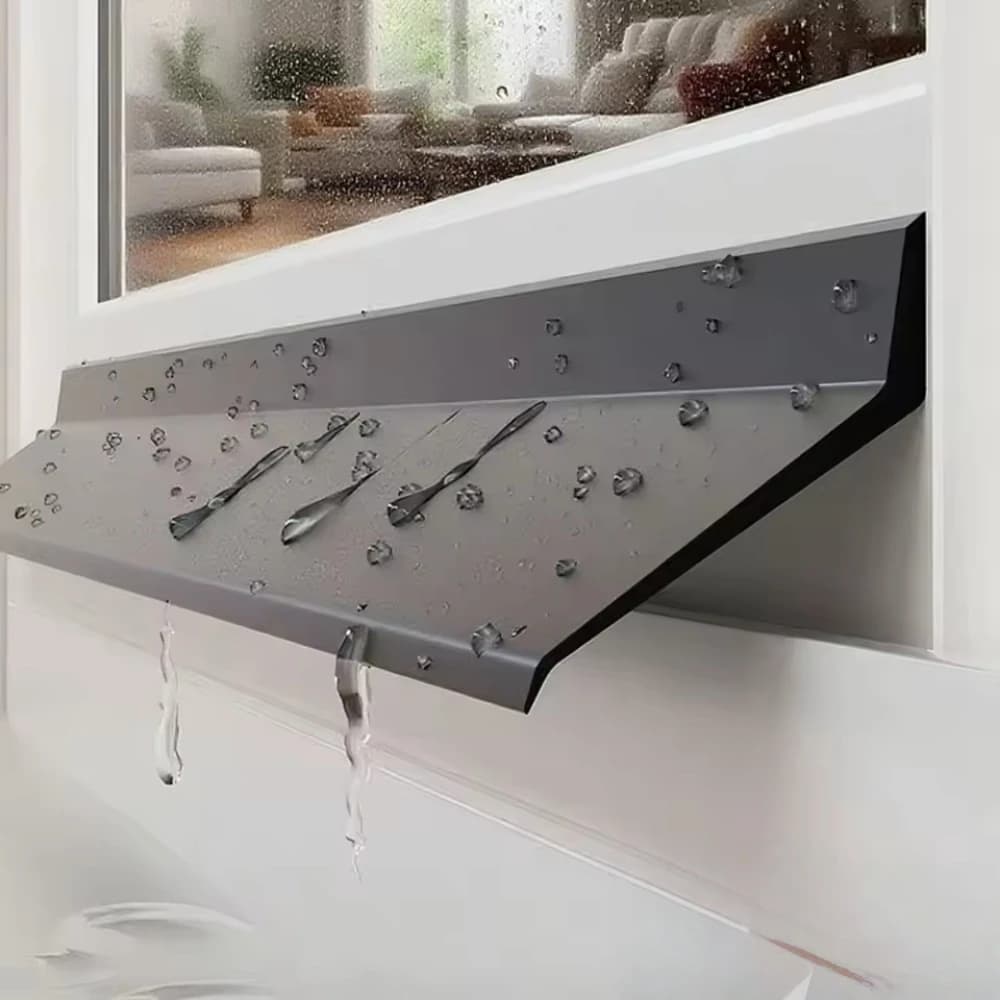 Barre de blocage d'eau pour fenêtre coulissante, 50mm/1,97 pouces, bande d'étanchéité contre la plui