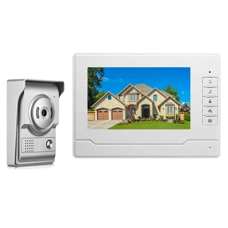 Visiophone filaire avec moniteur TFT de 7 pouces, interphone vidéo XSL V70N-L, système de contrôle d