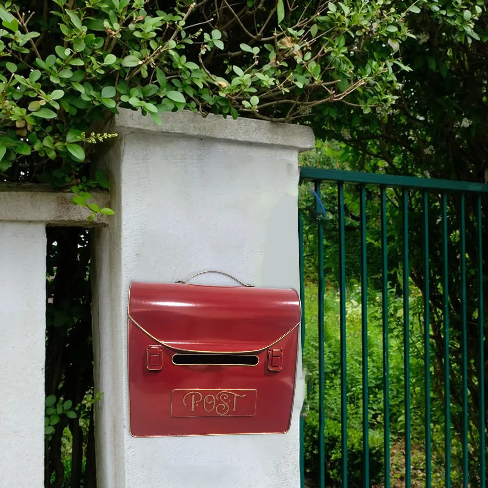 Boîte aux lettres murale en fer grande capacité pour courrier
