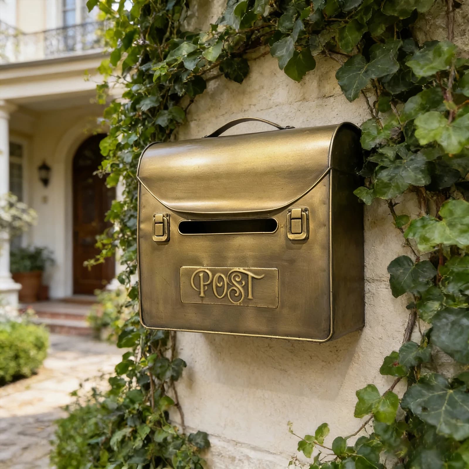 Boîte aux lettres murale en fer grande capacité pour courrier