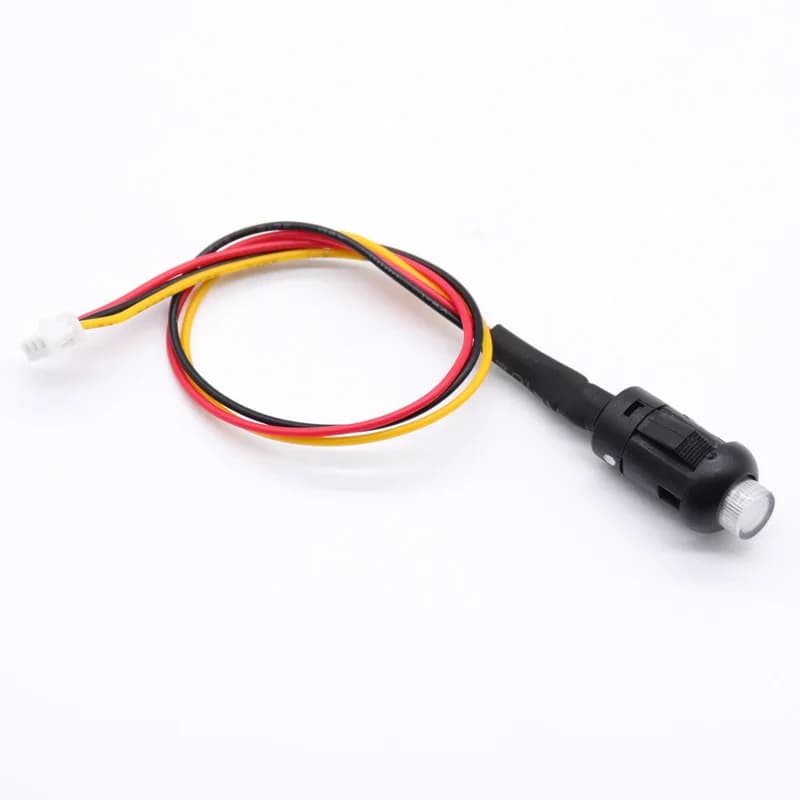 Bouton de sécurité pour pilote automatique Rctosky, interrupteur de sécurité du contrôleur de vol, interrupteur à lumière rouge avec LED pour le contrôle de vol FPV