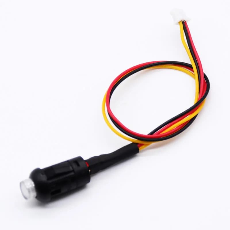 Bouton de sécurité pour pilote automatique Rctosky, interrupteur de sécurité du contrôleur de vol, interrupteur à lumière rouge avec LED pour le contrôle de vol FPV