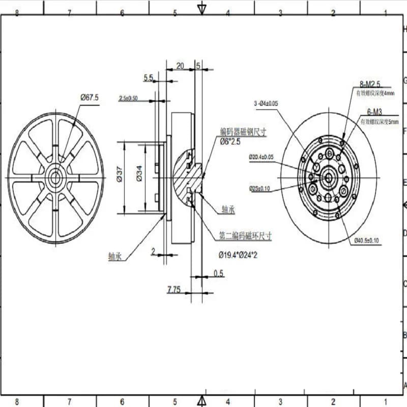Steadywin 5N.M GIM6010-8 Communautés étaire Beverer Moteur Bon Prix pour Expersister Seton Robot Bras