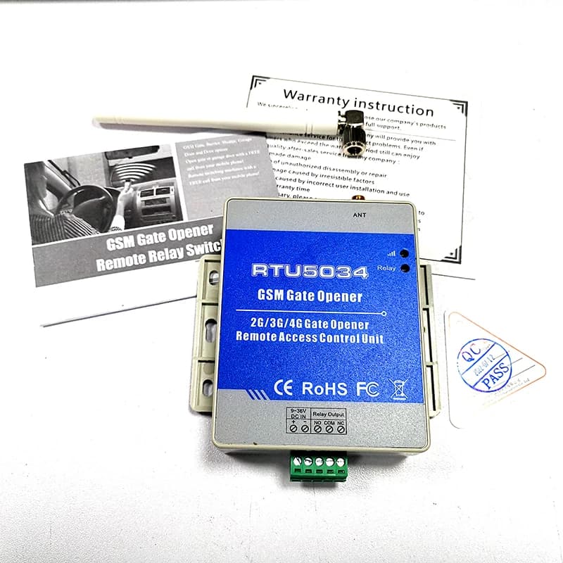 GSM ouvre-porte accès relais commutateur télécommande par appel gratuit système d'alarme domestique sécurité