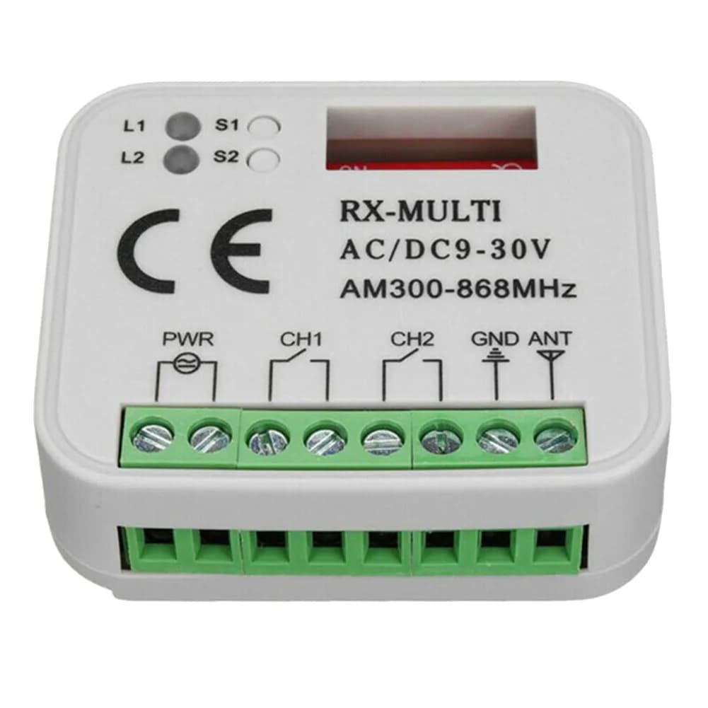 Récepteur à distance pour portail de garage avec télécommande