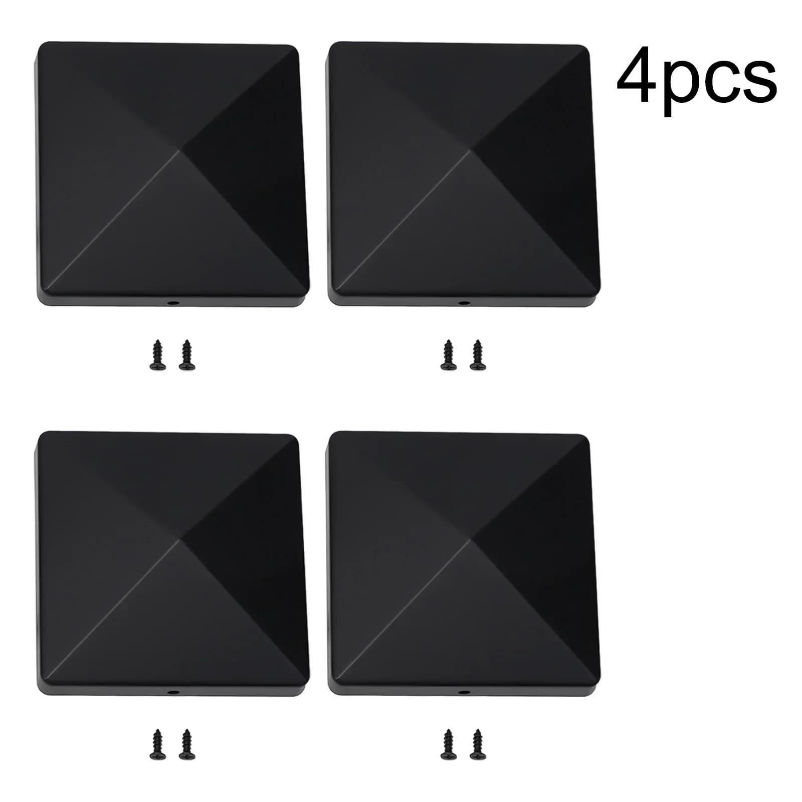 Capuchon de poteau de clôture en plastique Durable de 4x4 pouces