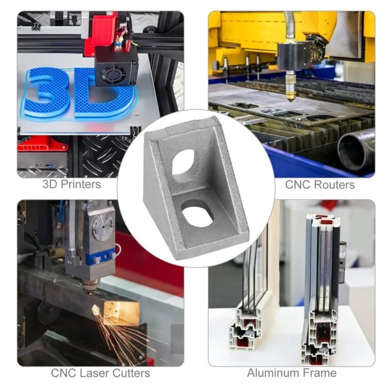 Support d'invite d'angle d'extrusion d'aluminium