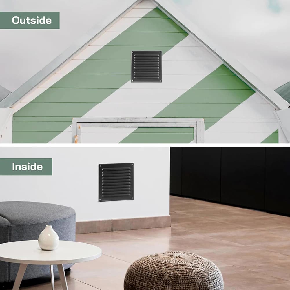 Couvercle de calandre en aluminium conçu pour une utilisation durable dans des zones de haute circulation comme des cuisines et des toilettes
