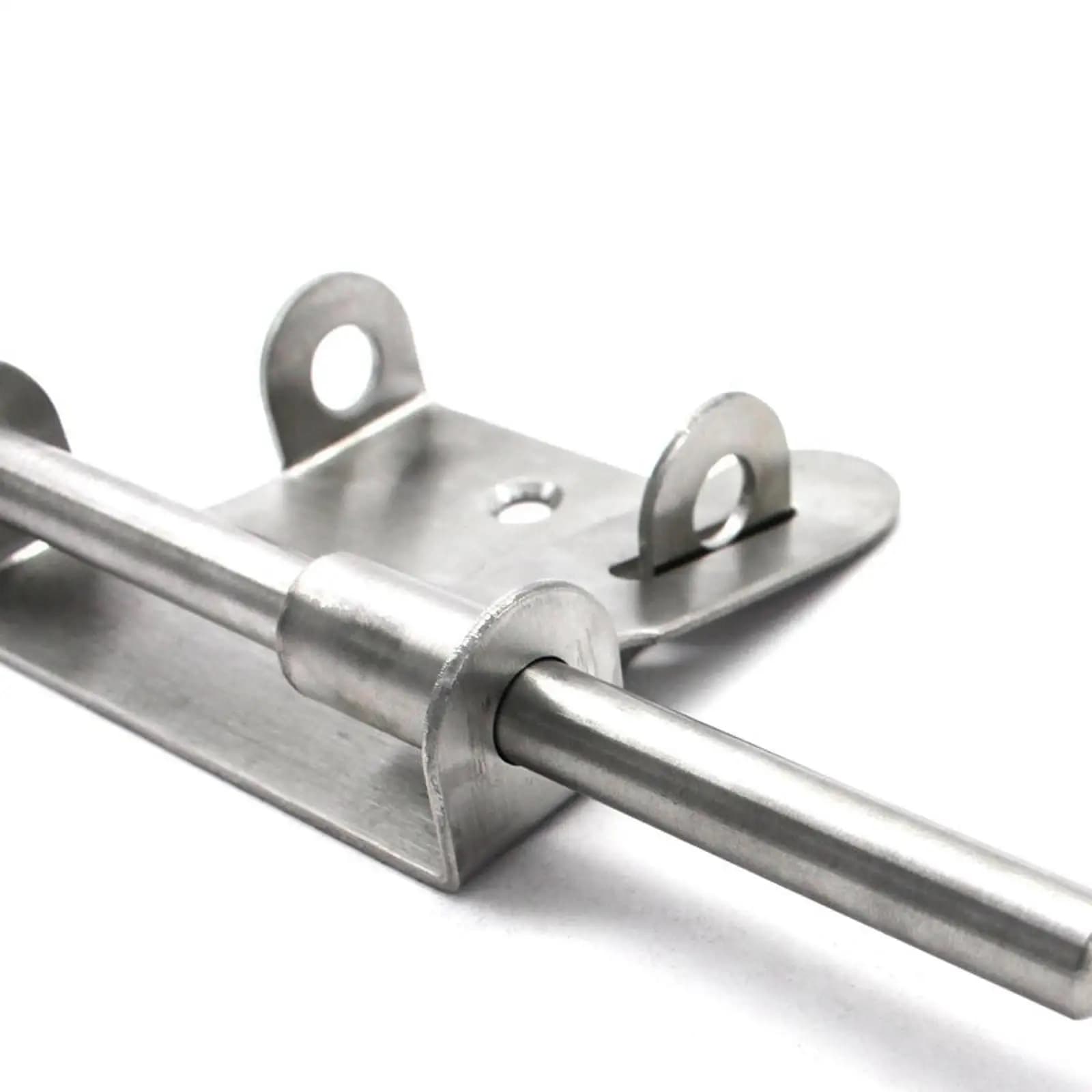 Loquet de sécurité coulissant en métal antirouille avec trou pour cadenas