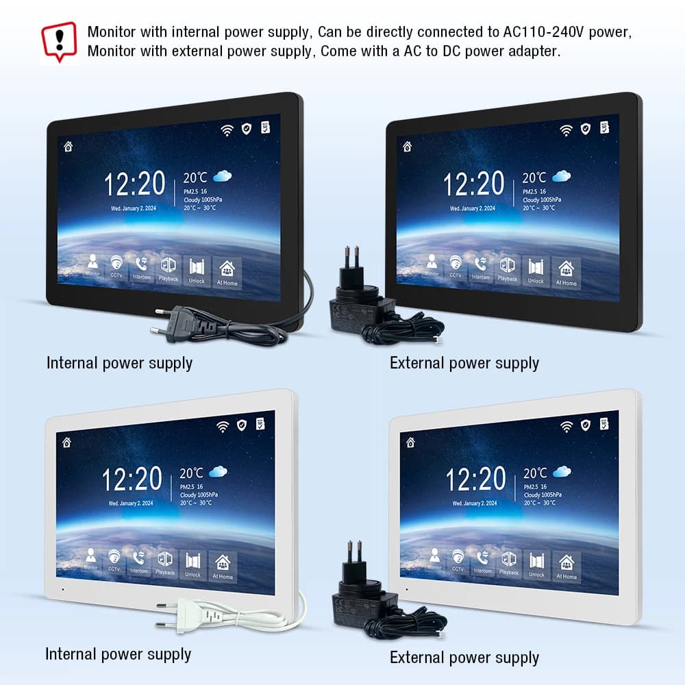 Visiophone intelligent Tuya 1080P