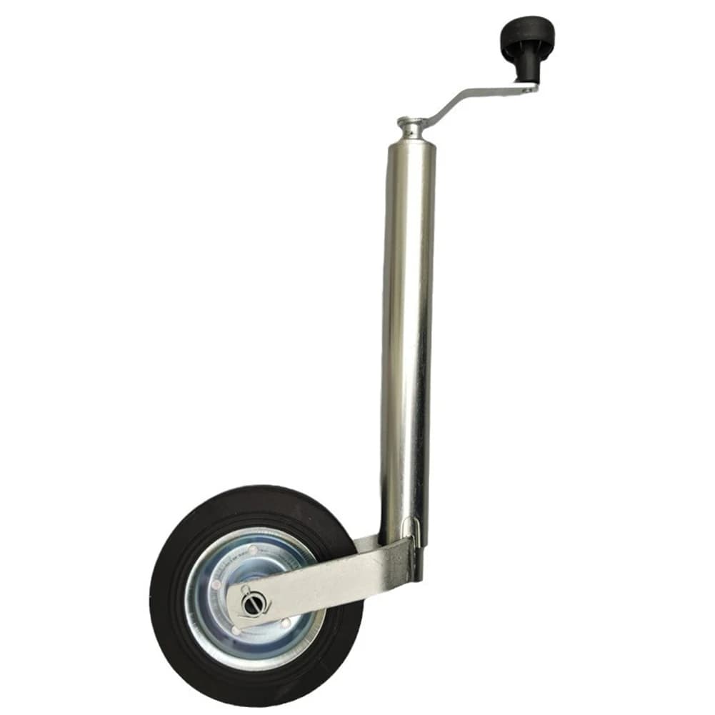 Roue jockey de guidage avec pince