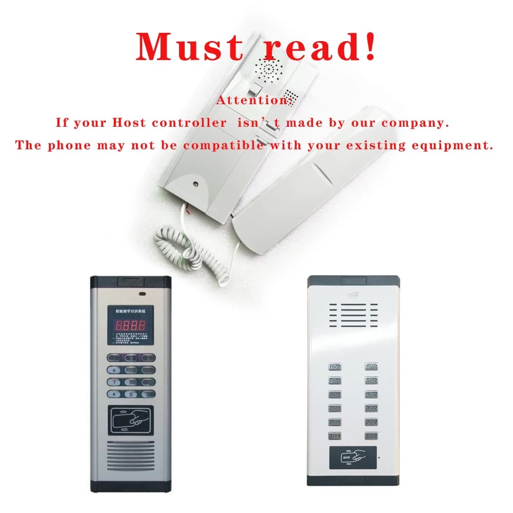 Extension de système d'interphone de construction/sonnette non Vsual