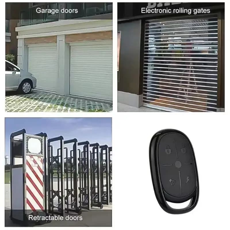 433MHz quatre clés copie télécommande batterie voie porte électrique Garage contrôle d'accès clé auto-copie