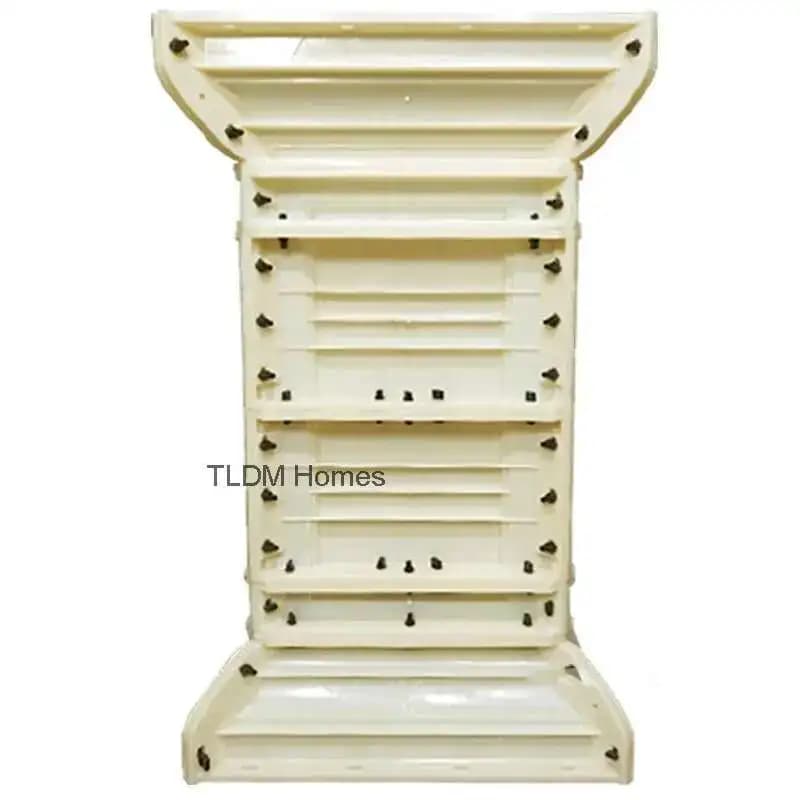 Porte de pilier de colonne d'angle, Base de pied de colonne romaine, moule de pilier carré chinois, moule de construction de garde-corps de balcon en ciment