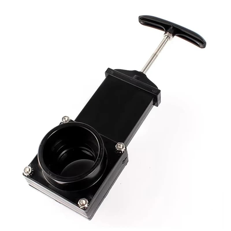 Vanne de porte d'eau de couteau, flux durable, tuyau d'égout de camionnette, plastique, extérieur, accessoires pour la maison, vidange de caravane, montres, 50mm