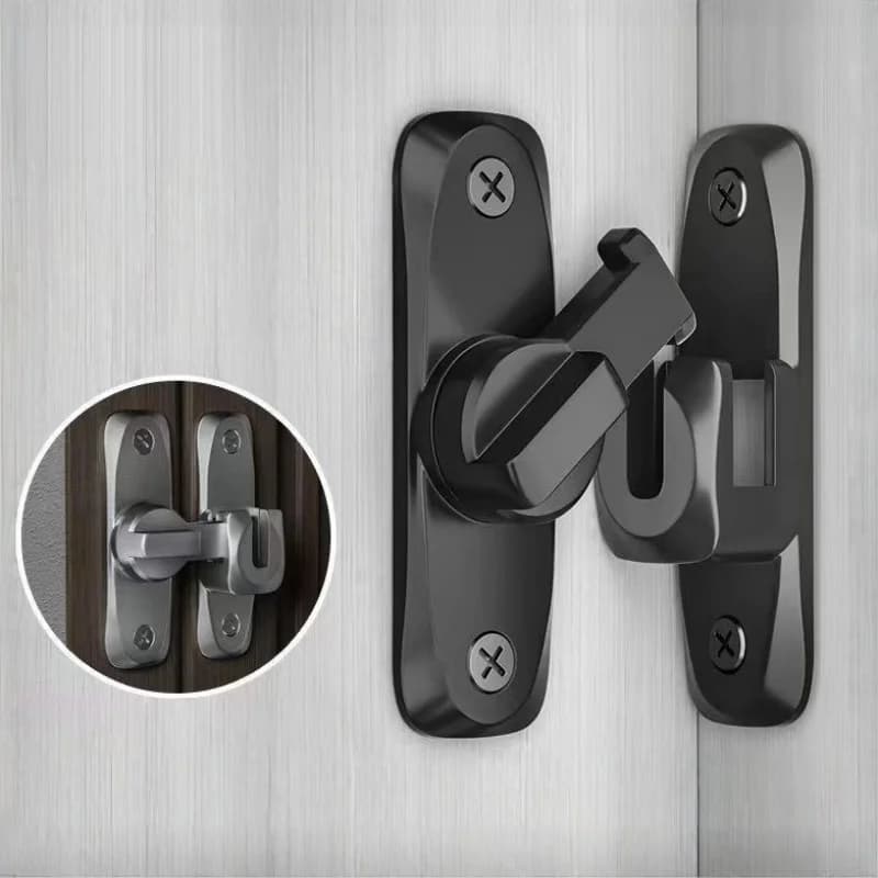 Serrure de porte coulissante à 90/180 degrés