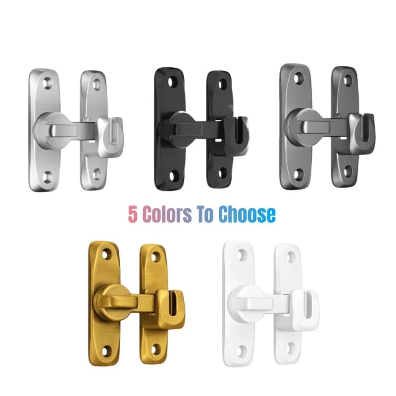 Serrure de porte de grange à 90/180 degrés